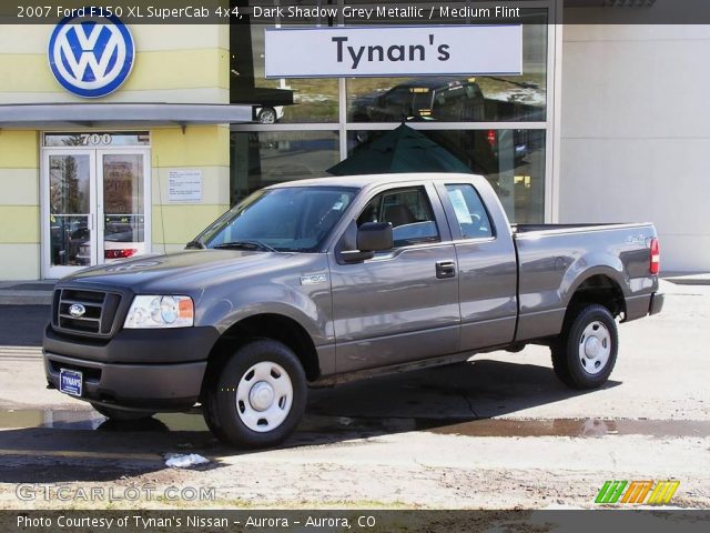 2007 Ford F150 XL SuperCab 4x4 in Dark Shadow Grey Metallic