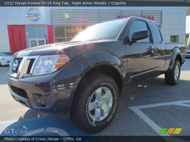 2012 Nissan Frontier SV V6 King Cab in Night Armor Metallic