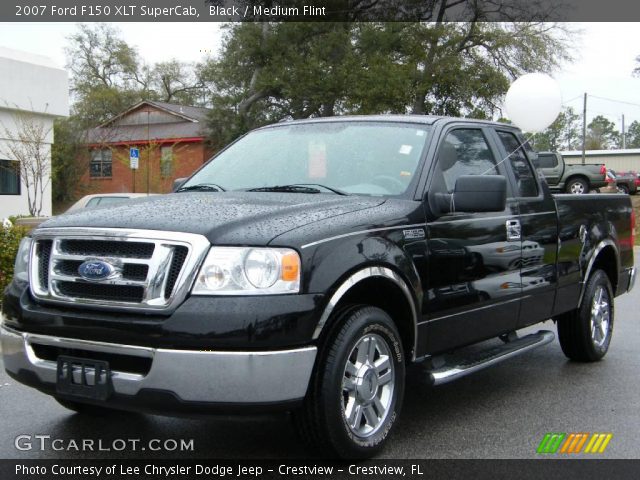 2007 Ford F150 XLT SuperCab in Black