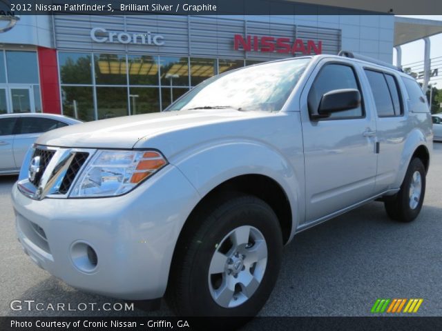 2012 Nissan Pathfinder S in Brilliant Silver