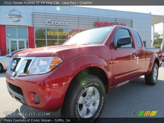 2012 Nissan Frontier SV V6 King Cab in Lava Red