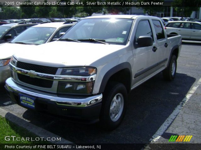 2005 Chevrolet Colorado LS Crew Cab 4x4 in Silver Birch Metallic