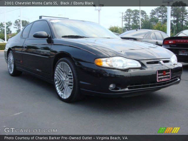 Black 2001 Chevrolet Monte Carlo Ss Ebony Black Interior