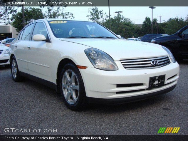2004 Infiniti G 35 Sedan in Ivory White Pearl