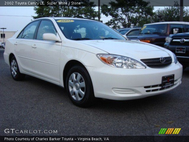 2002 Toyota Camry LE in Super White