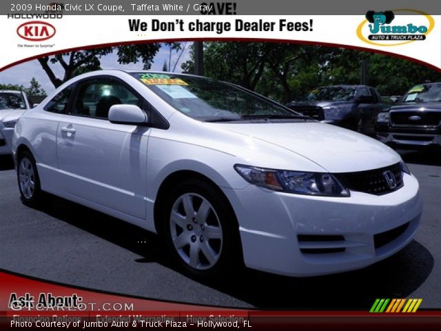 2009 Honda Civic LX Coupe in Taffeta White