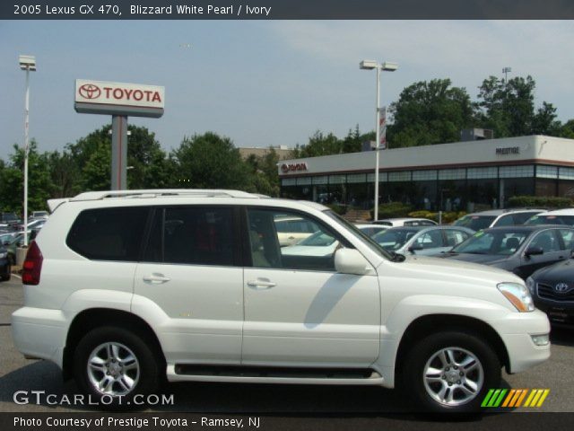 2005 Lexus GX 470 in Blizzard White Pearl