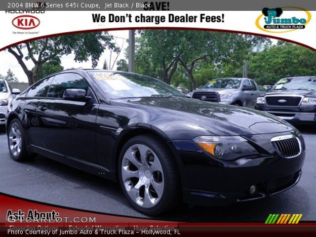 2004 BMW 6 Series 645i Coupe in Jet Black