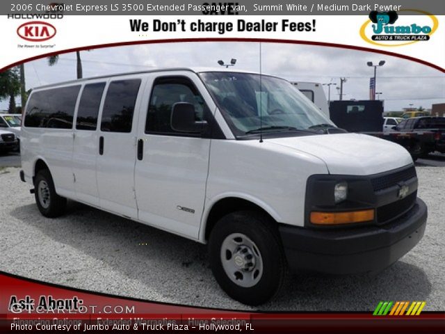 2006 Chevrolet Express LS 3500 Extended Passenger van in Summit White