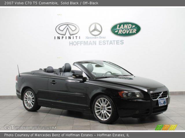 2007 Volvo C70 T5 Convertible in Solid Black