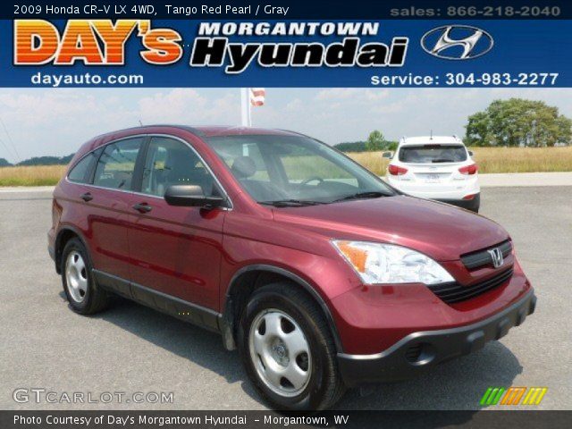 2009 Honda CR-V LX 4WD in Tango Red Pearl