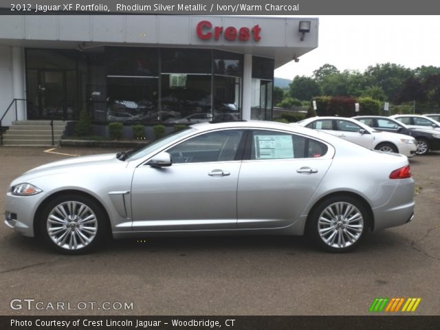 2012 Jaguar XF Portfolio in Rhodium Silver Metallic