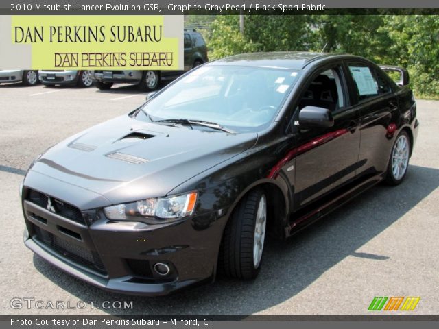 2010 Mitsubishi Lancer Evolution GSR in Graphite Gray Pearl