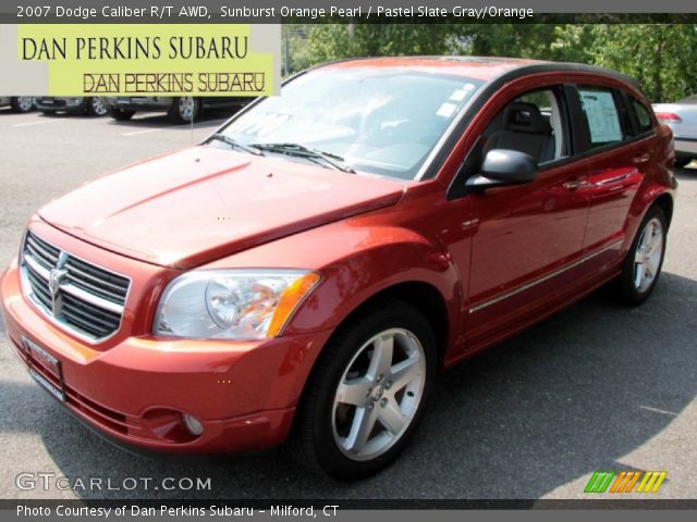 2007 Dodge Caliber R/T AWD in Sunburst Orange Pearl