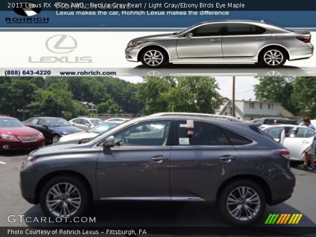 2013 Lexus RX 450h AWD in Nebula Gray Pearl