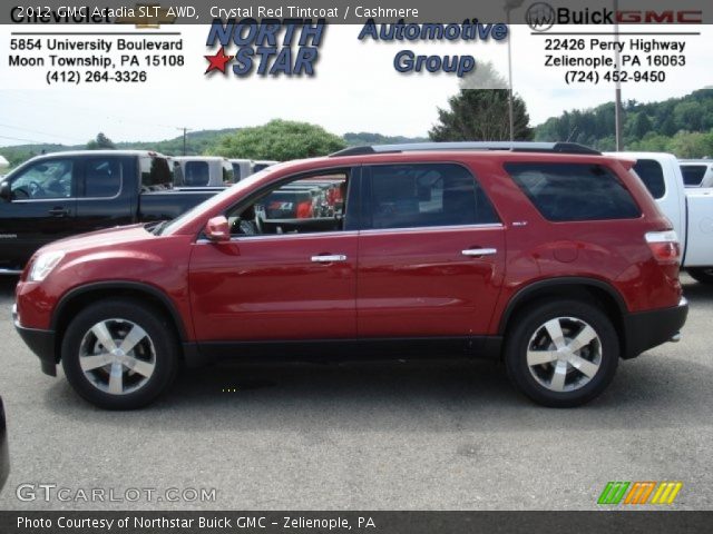 2012 GMC Acadia SLT AWD in Crystal Red Tintcoat
