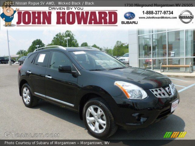 2011 Nissan Rogue SV AWD in Wicked Black