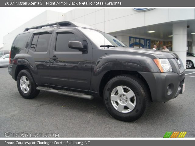 2007 Nissan Xterra S in Night Armor Black Metallic