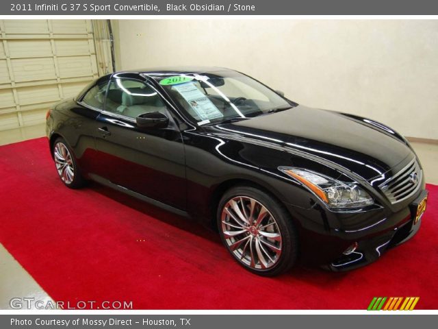 2011 Infiniti G 37 S Sport Convertible in Black Obsidian