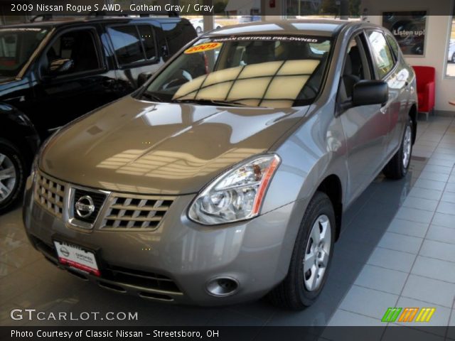 2009 Nissan Rogue S AWD in Gotham Gray