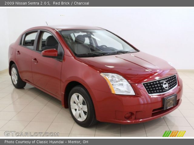 2009 Nissan Sentra 2.0 S in Red Brick