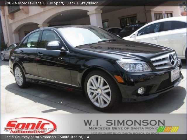 2009 Mercedes-Benz C 300 Sport in Black