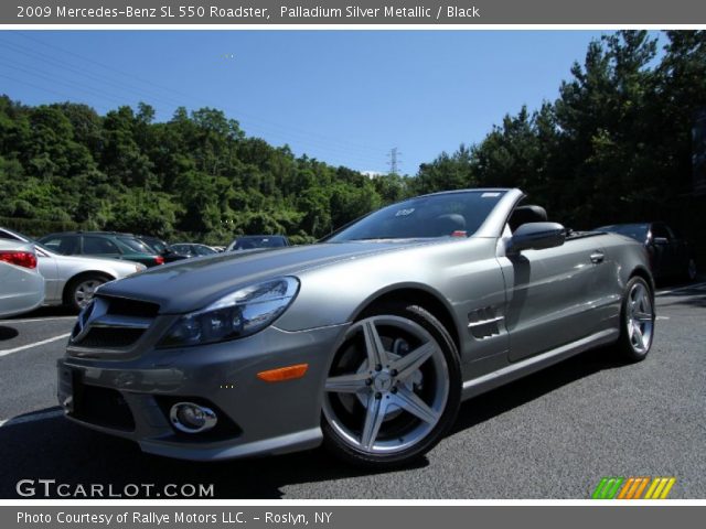 2009 Mercedes-Benz SL 550 Roadster in Palladium Silver Metallic