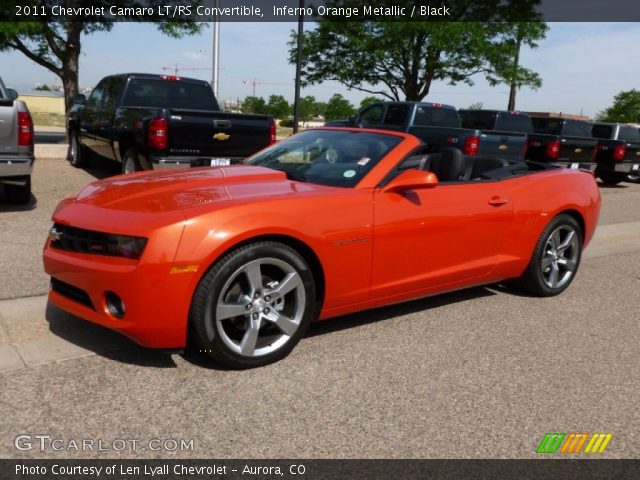 2011 Chevrolet Camaro LT/RS Convertible in Inferno Orange Metallic
