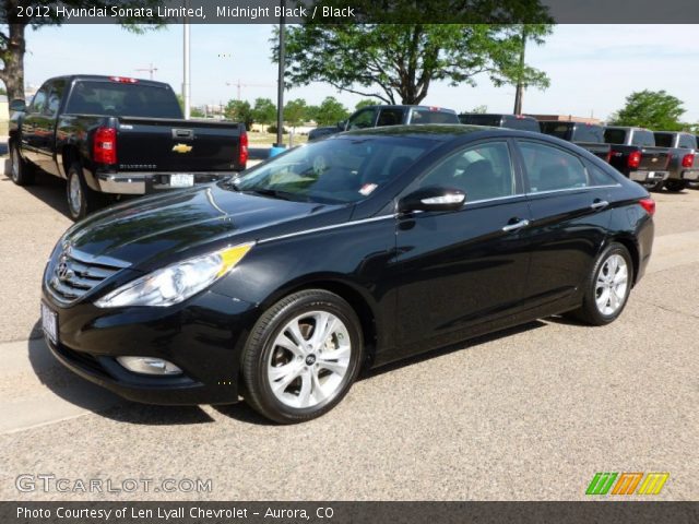 2012 Hyundai Sonata Limited in Midnight Black