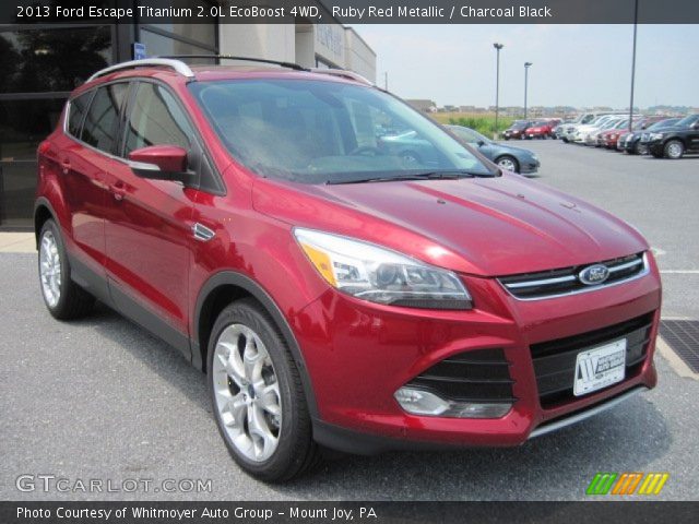 2013 Ford Escape Titanium 2.0L EcoBoost 4WD in Ruby Red Metallic