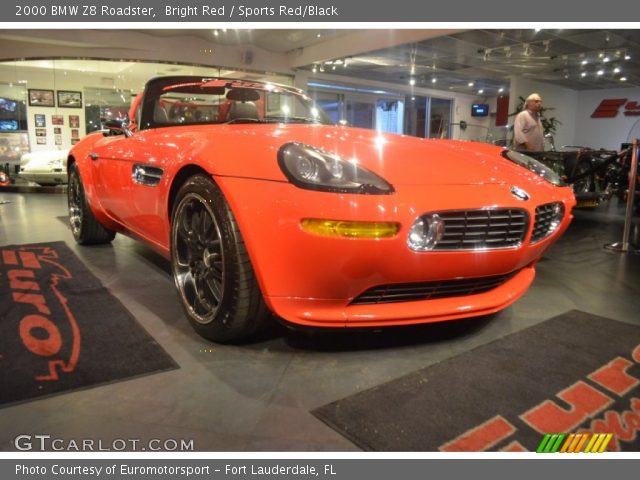 2000 BMW Z8 Roadster in Bright Red
