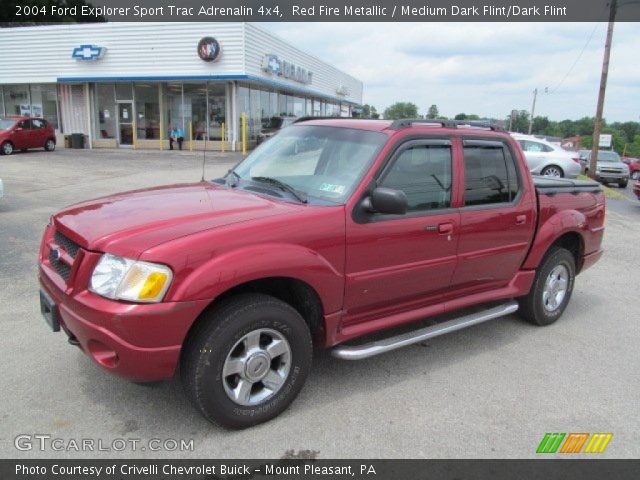 2004 Ford Explorer Sport Trac Adrenalin 4x4 in Red Fire Metallic