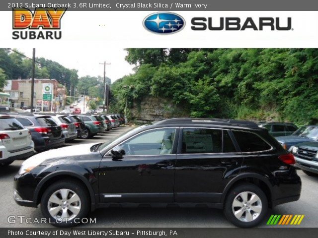 2012 Subaru Outback 3.6R Limited in Crystal Black Silica
