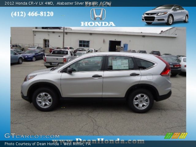 2012 Honda CR-V LX 4WD in Alabaster Silver Metallic