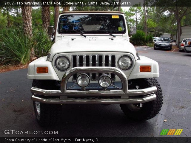 2002 Jeep Wrangler Sahara 4x4 in Stone White