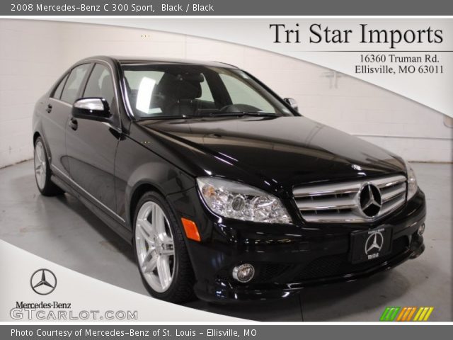 2008 Mercedes-Benz C 300 Sport in Black