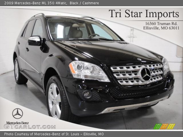 2009 Mercedes-Benz ML 350 4Matic in Black