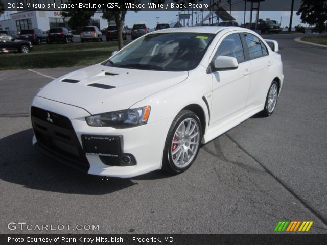 2012 Mitsubishi Lancer Evolution GSR in Wicked White