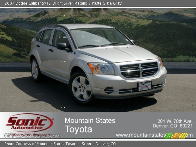 2007 Dodge Caliber SXT in Bright Silver Metallic