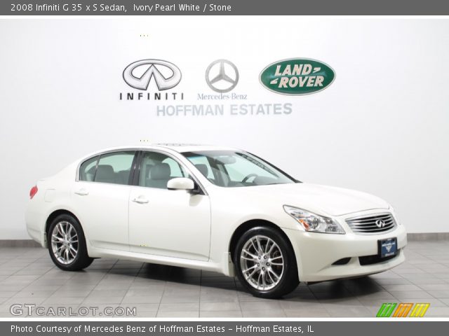 2008 Infiniti G 35 x S Sedan in Ivory Pearl White