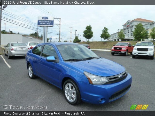 2010 Ford Focus SE Coupe in Blue Flame Metallic