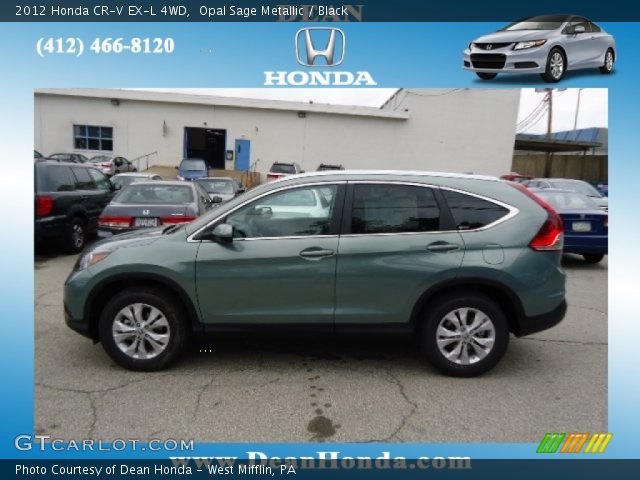 2012 Honda CR-V EX-L 4WD in Opal Sage Metallic