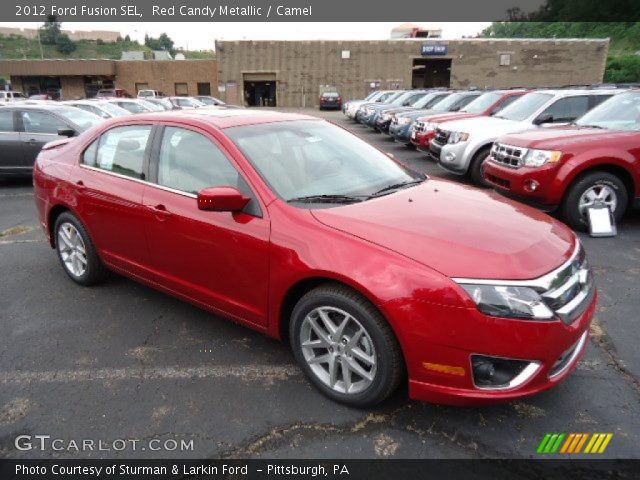 2012 Ford Fusion SEL in Red Candy Metallic