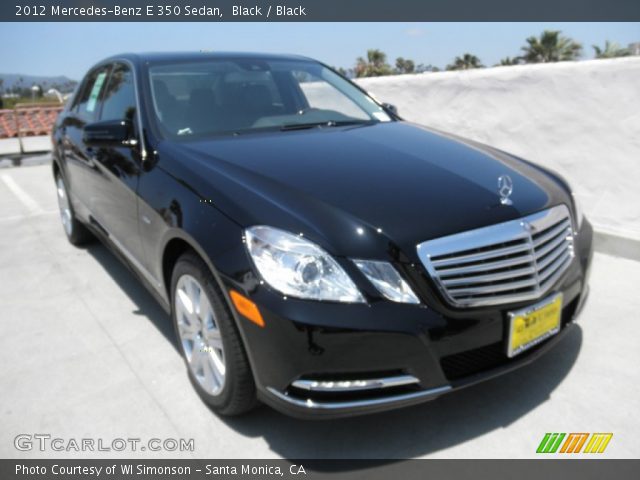 2012 Mercedes-Benz E 350 Sedan in Black