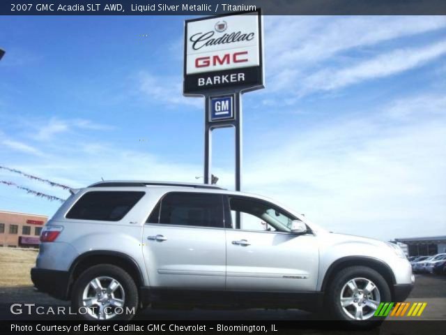 2007 GMC Acadia SLT AWD in Liquid Silver Metallic