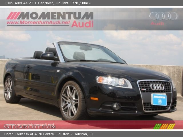 2009 Audi A4 2.0T Cabriolet in Brilliant Black