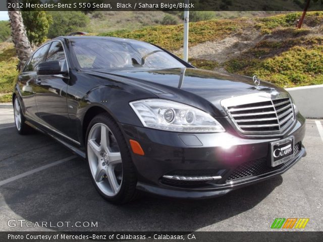 2012 Mercedes-Benz S 550 Sedan in Black