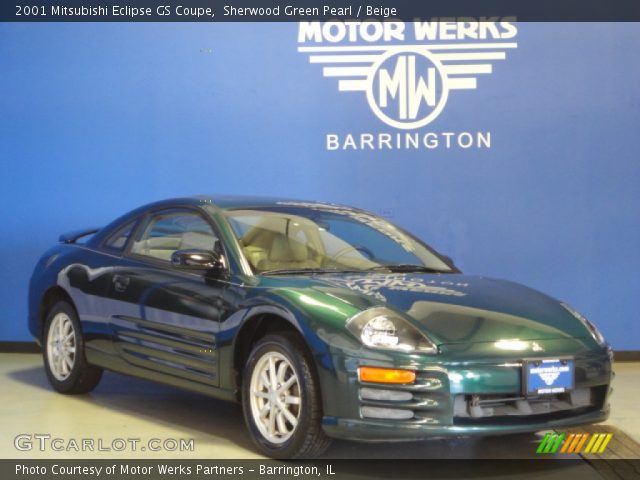 2001 Mitsubishi Eclipse GS Coupe in Sherwood Green Pearl