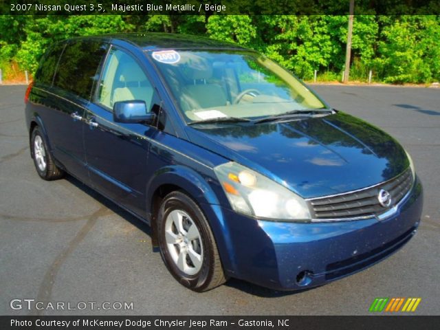2007 Nissan Quest 3.5 in Majestic Blue Metallic