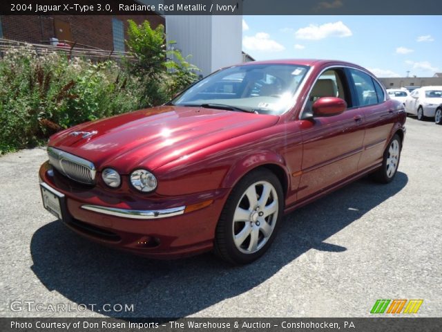 2004 Jaguar X-Type 3.0 in Radiance Red Metallic